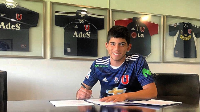 Gabriel Mazuela firmó contrato profesional con Universidad de Chile