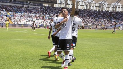 Esteban Paredes lideró el triunfo de Colo Colo ante Deportes Antofagasta en el Campeonato Nacional