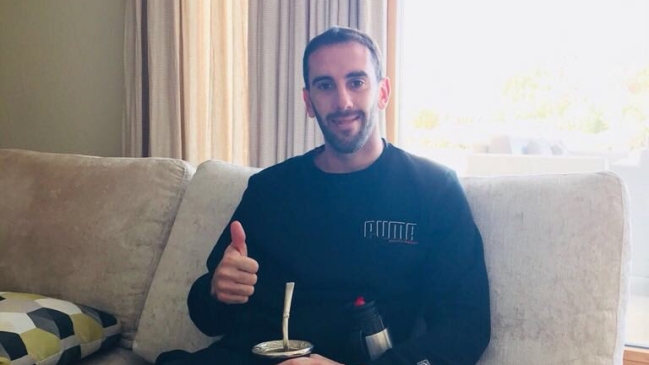 Diego Godín tras perder tres dientes: 