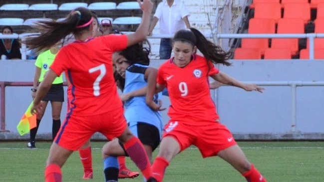  Chile sub 17 perdió ante Uruguay en Uruguay  