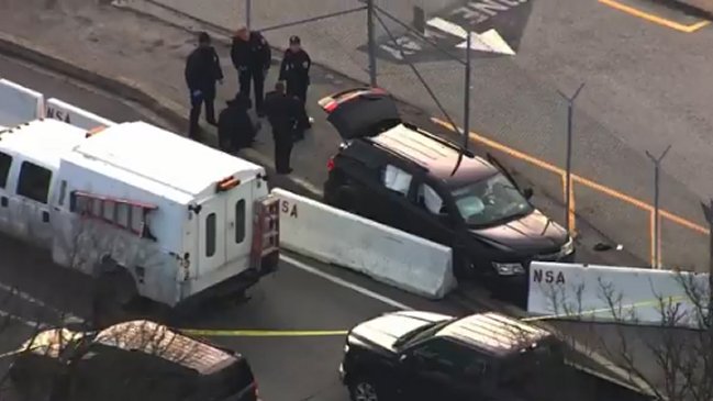 EEUU: Tiroteo se registró en la entrada de la sede central de la Agencia Nacional de Seguridad