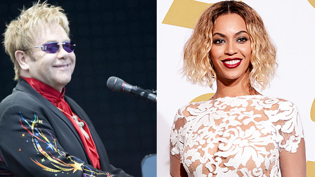 Elton John quiere grabar canción con Beyoncé para remake de 