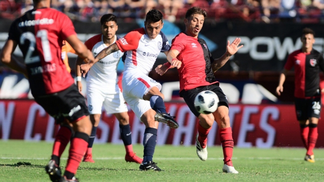 San Lorenzo con Paulo Díaz derrotó con lo justo a Newell's Old Boys por la Superliga argentina