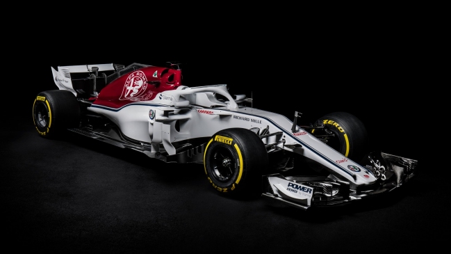 Sauber incorporó el rojo a la imagen de su monoplaza para el 2018