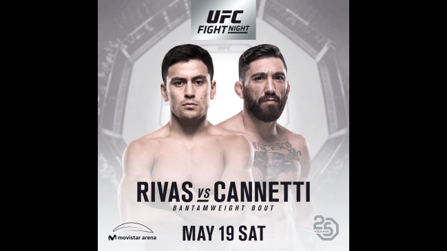 UFC reveló parte de la cartelera del evento que se desarrollará en Chile el 19 de mayo