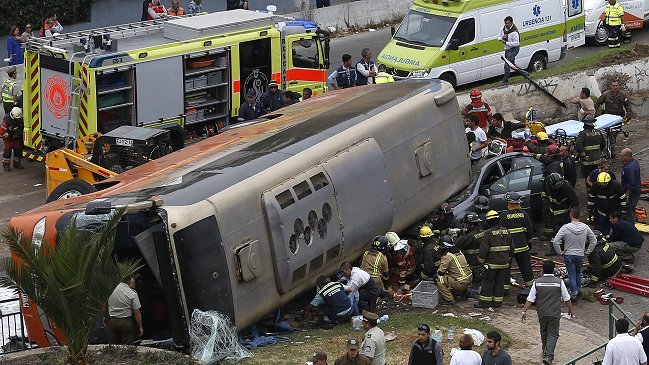 Valparaíso: Chofer y auxiliar de bus hablaron de 