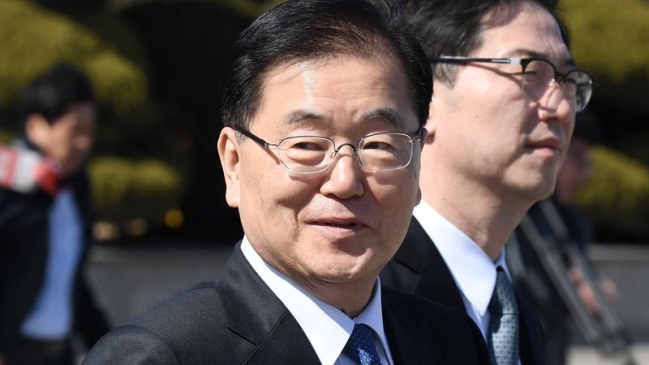 Enviado de Seúl a Pyongyang dice que busca abrir diálogo con Washington