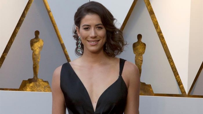 Garbiñe Muguruza, campeona de Wimbledon, se lució en la alfombra roja de los Oscar
