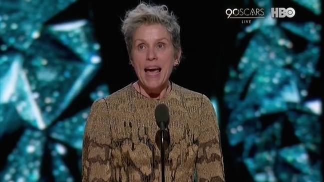 Frances McDormand recuperó Oscar que le intentaron robar