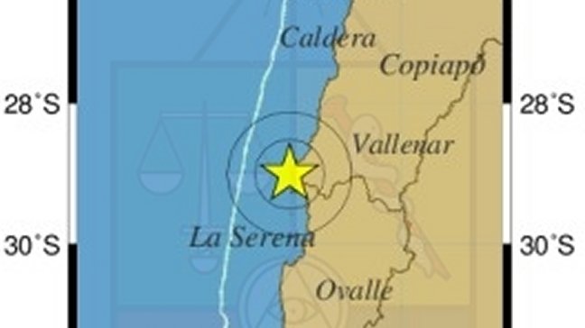 Sismo de menor intensidad se registró en Atacama y Coquimbo