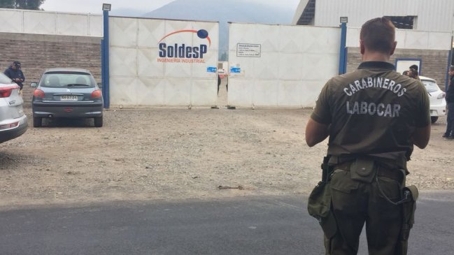 Delincuentes robaron maquinaria de empresa metalúrgica en La Calera