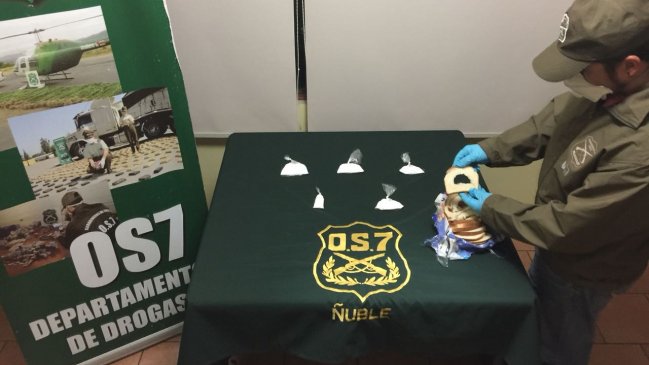 En libertad quedó sujeto que fue detenido portando cocaína en un pan de molde