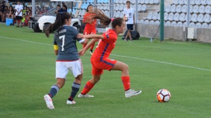  La Roja femenina sub 17 rescató agónico empate ante Paraguay  