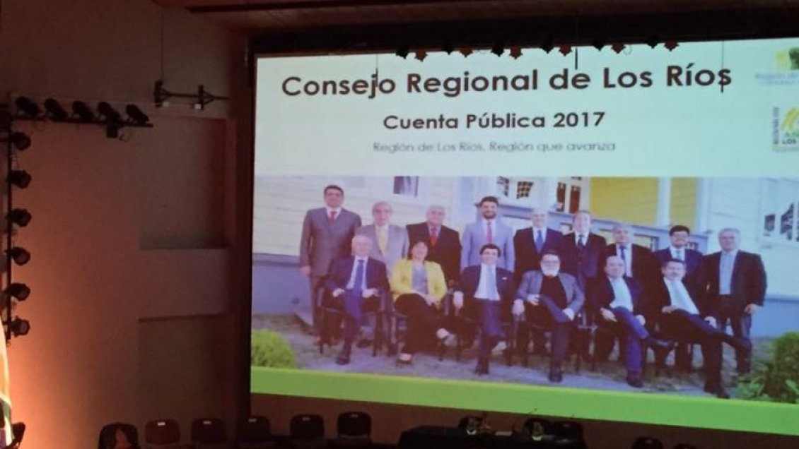 Los Ríos: Consejo Regional realizó cuenta pública con énfasis en proyectos comunales.