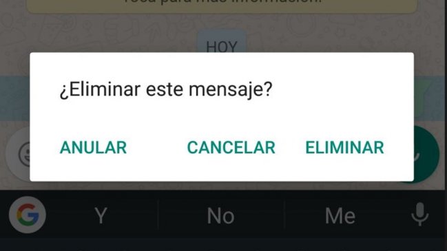 WhatsApp extendió a una hora el límite de tiempo para borrar mensajes enviados