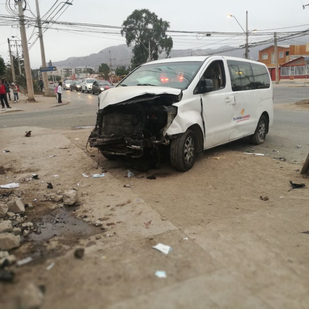 Accidente en Copiapó deja tres personas heridas