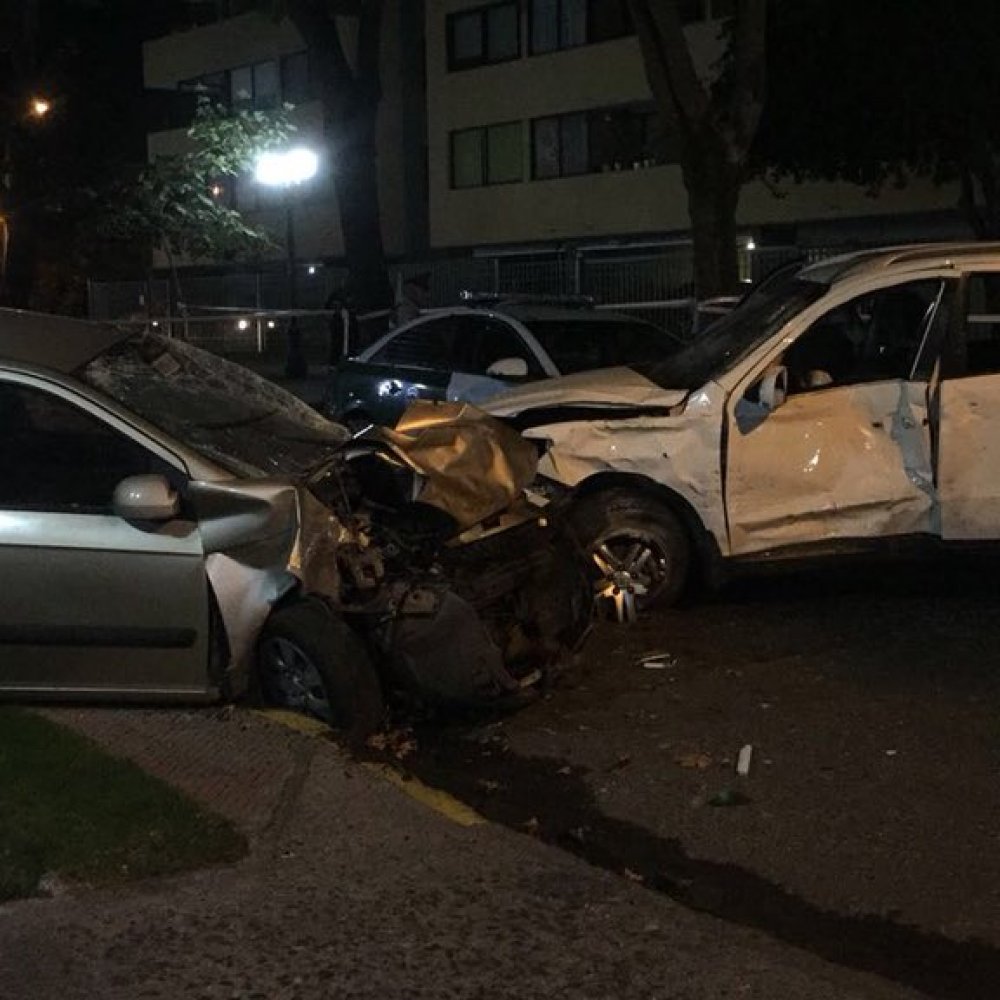 Un detenido y un carabinero herido tras persecución en Providencia