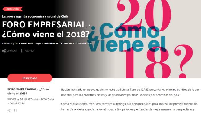 Chadwick, Moreno y Larraín detallan prioridades del Gobierno ante Icare