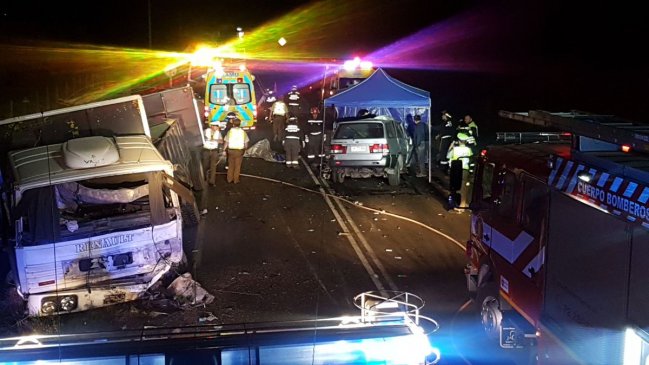 Un fallecido dejó accidente vehicular en la comuna de Placilla