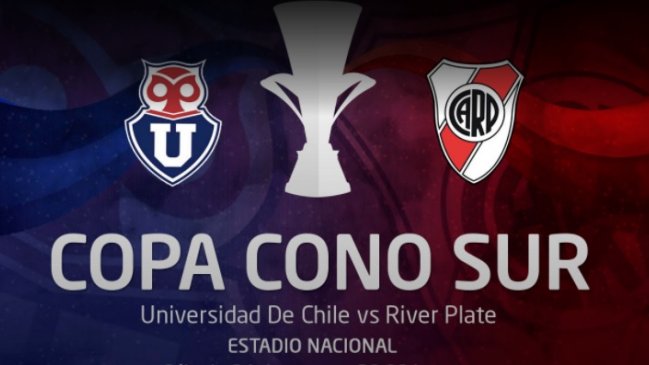 Universidad de Chile se citará con River Plate en el Estadio Nacional