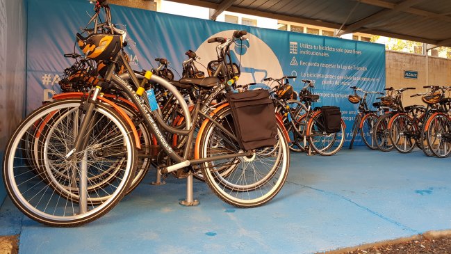 Municipalidad de Rancagua implementa sistema de bicicletas para sus funcionarios