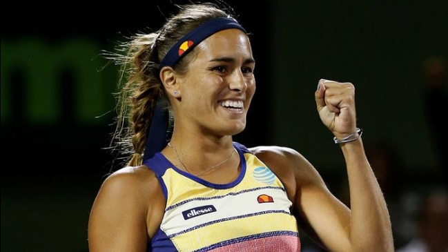 Mónica Puig accedió a sus primeros octavos de final en Miami