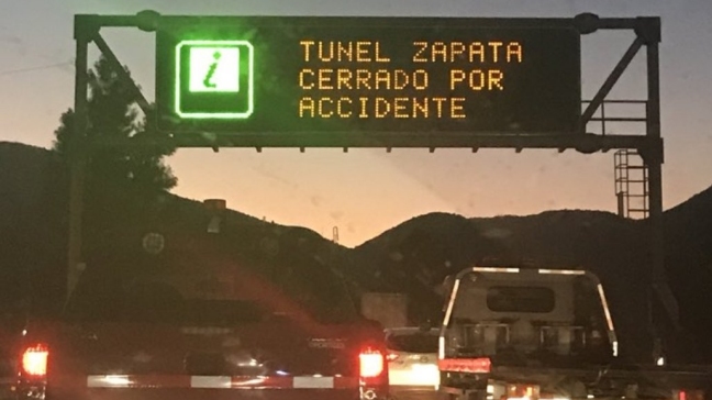 Túnel Zapata se reabrirá durante la mañana de este jueves