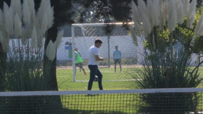 Eduardo Berizzo visitó el Monasterio Celeste para presenciar práctica de O'Higgins