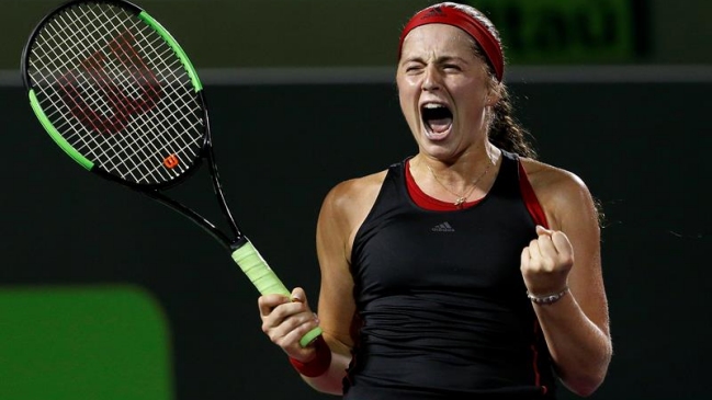 Jelena Ostapenko enfrentará a Sloane Stephens en la final de Miami