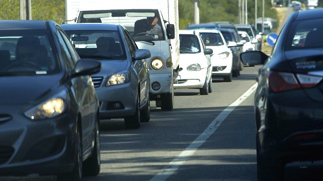 Región de Valparaíso: Accidentes hicieron caótico el tránsito en la Ruta Las Palmas