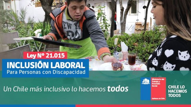 Entró en vigencia la ley de inclusión laboral de personas con discapacidad