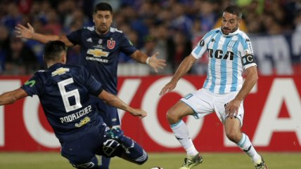 Revive el emocionante empate entre U. de Chile y Racing por la Copa Libertadores