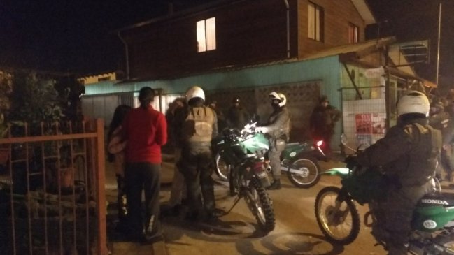 Valdivia: seis detenidos tras operativo policial en población Norte Grande