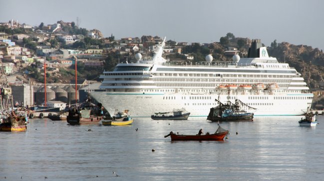 Coquimbo: Crystal Symphony cerró la temporada de cruceros