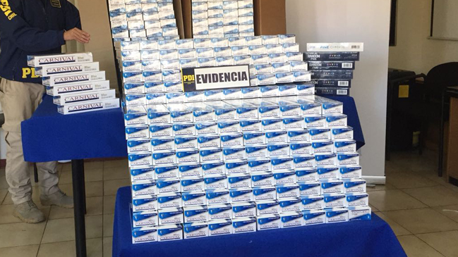 Ovalle: Decomisaron millonario cargamento ilegal de cigarrillos