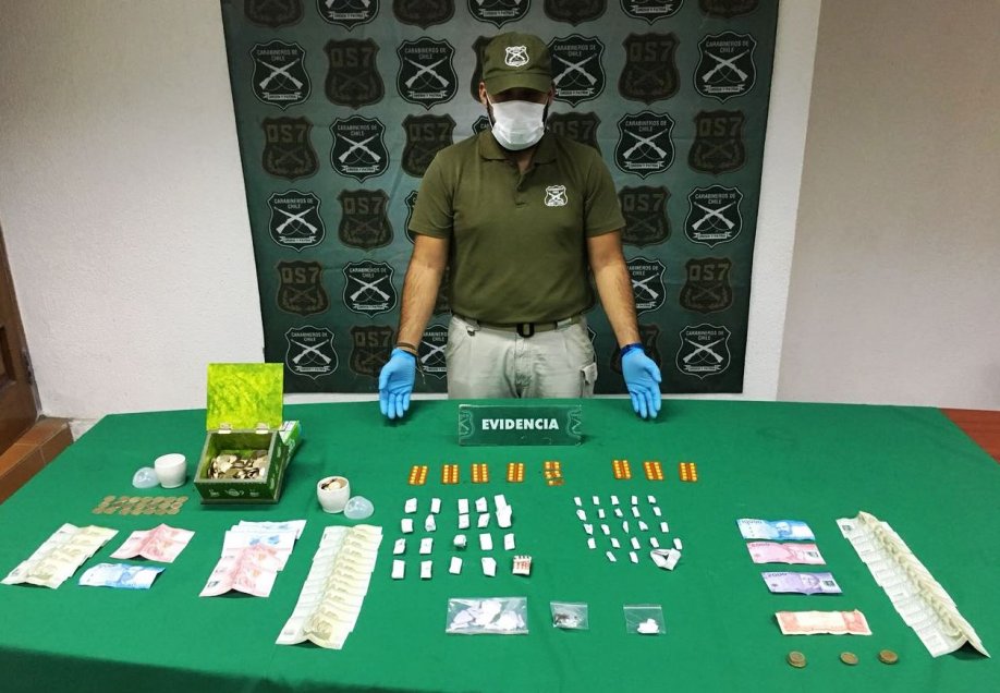 Desbaratan dos viviendas dedicadas a la venta de drogas en Iquique