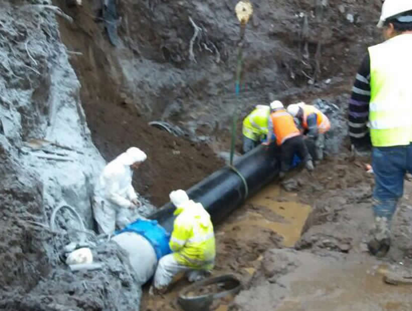 Volvió el agua a 24.500 hogares tras corte en Osorno