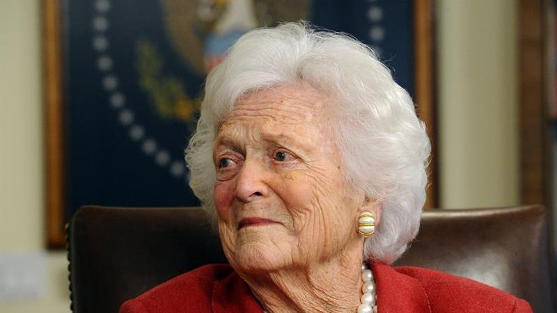 Falleció la ex primera dama de EE.UU. Barbara Bush