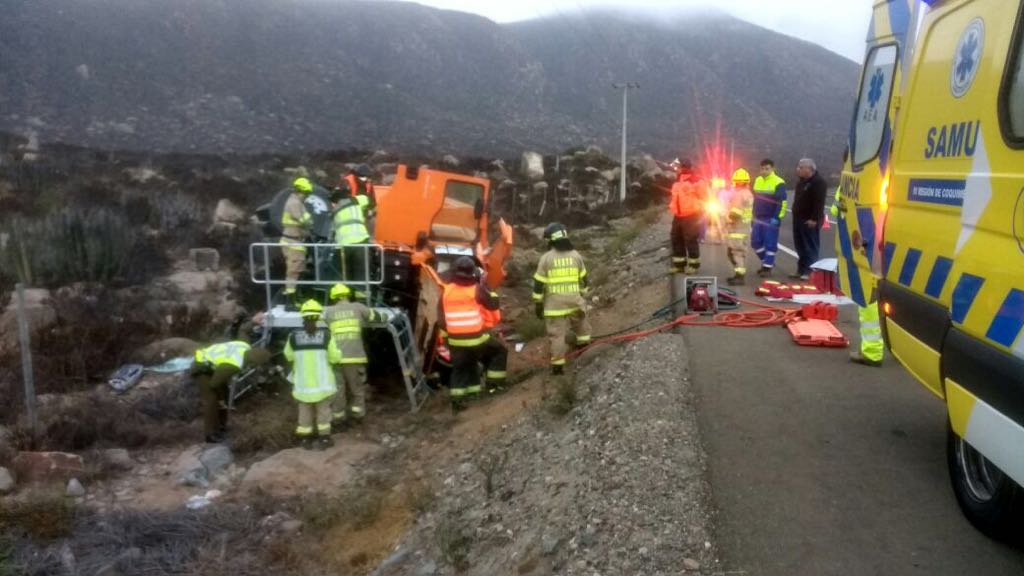 Coquimbo: Accidente en la Ruta 5 deja una víctima fatal