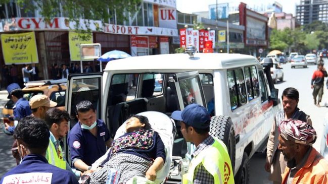 Afganistán: Al menos 31 fallecidos tras ataque suicida en Kabul