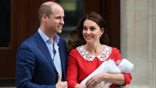 El tercer hijo del príncipe William y Kate Middleton ya tiene nombre