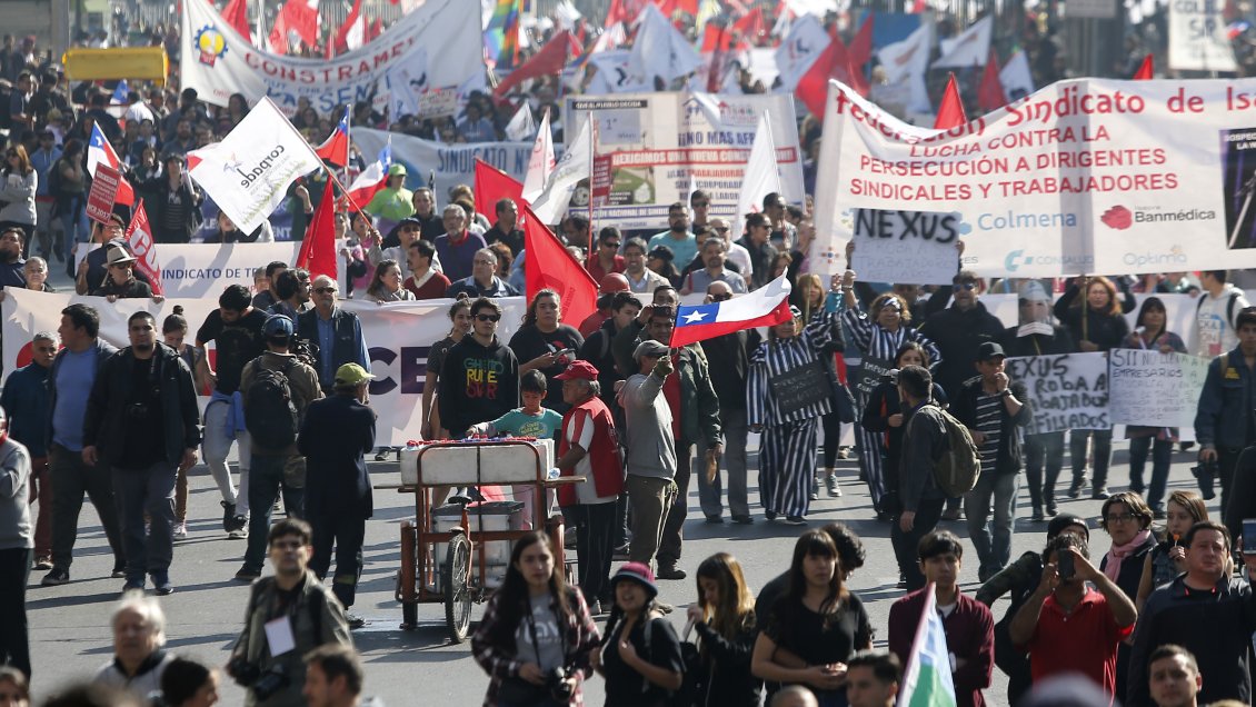 Intendencia confirma dos marchas autorizadas para este Día del Trabajador