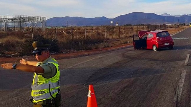 Ovalle: Menor de ocho años falleció en accidente de tránsito