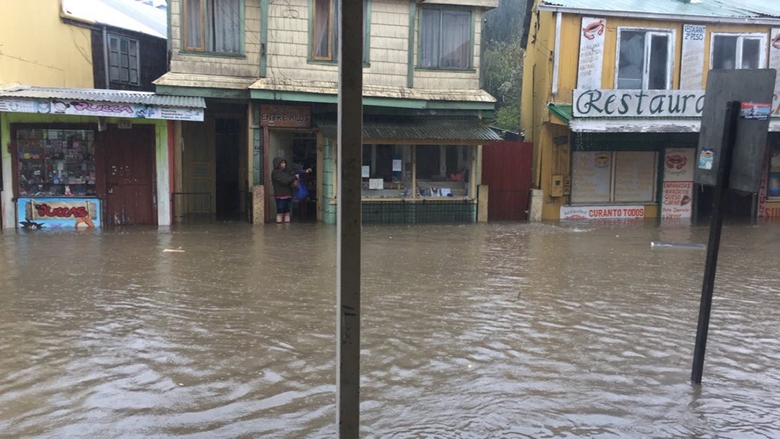 Locatarios de Ancud se reunieron con las autoridades tras graves anegamientos