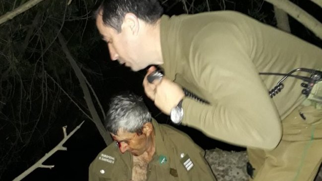 O'Higgins: Carabineros rescata a persona desde canal de regadío