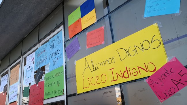 Alumnos del liceo A-5 de Arica realizaron movilización de 