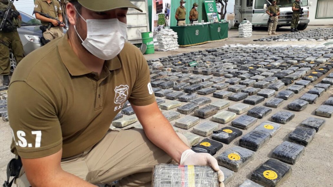 Antofagasta: Carabineros ha incautado más de tres toneladas de droga en lo que va del año