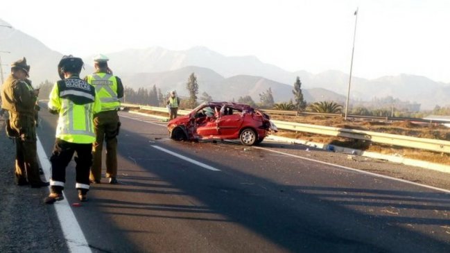 Accidente de tránsito dejó a una joven fallecida en Hijuelas