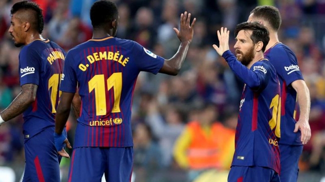 FC Barcelona arrolló a Villarreal y sigue invicto en la liga española