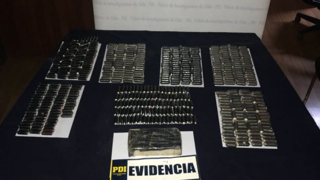 Chiu chiu: Tres hombres fueron detenidos portando 600 ovoides en una mochila